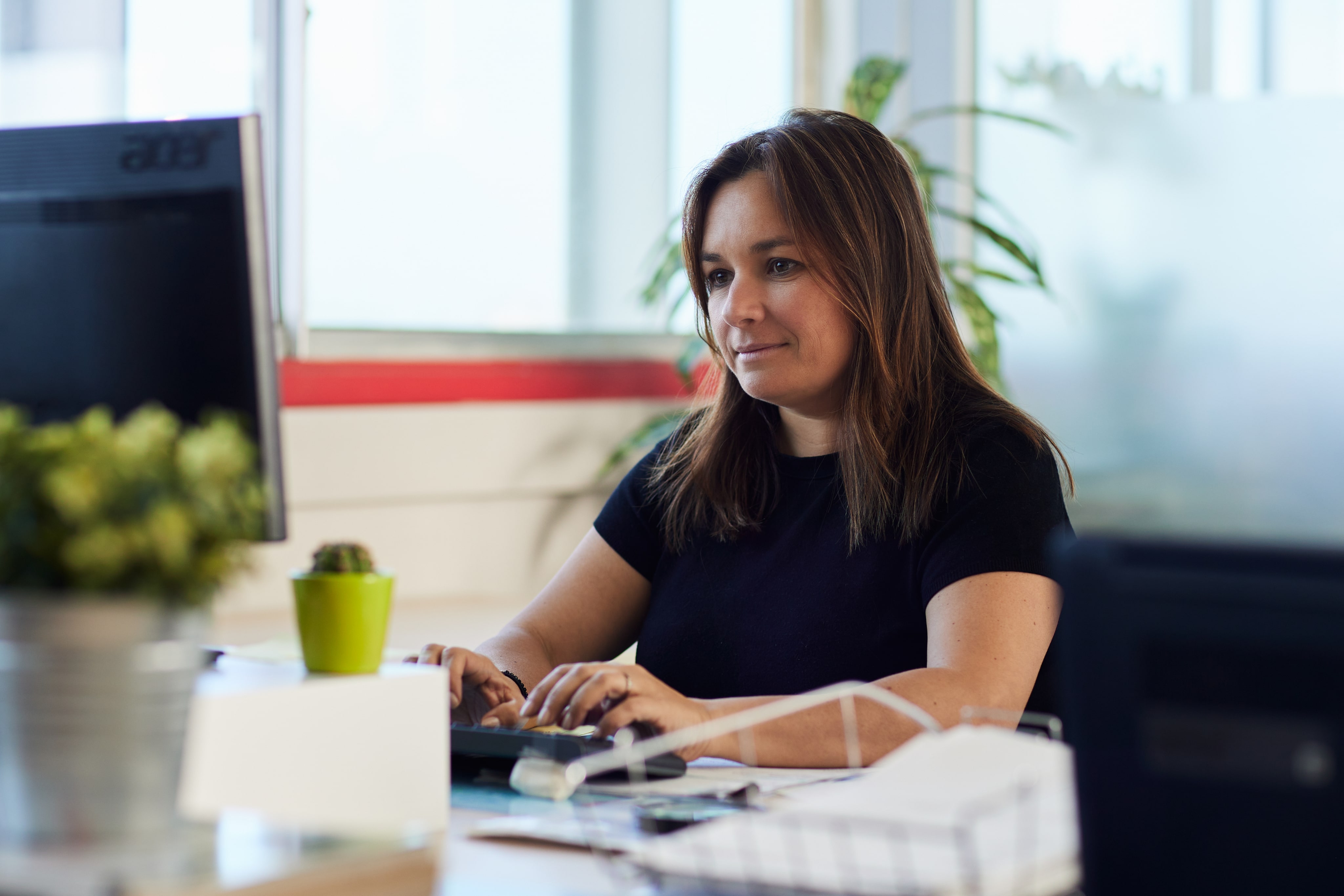 Trabajadora de GSM
