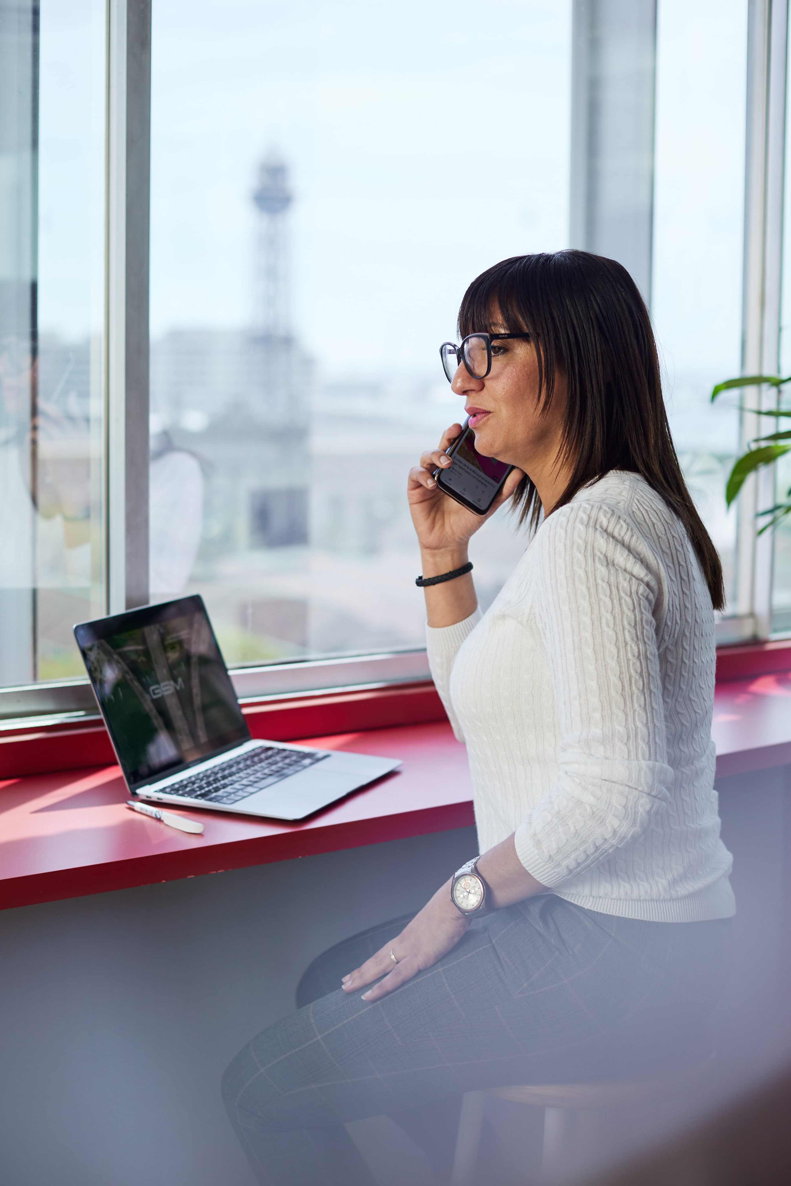 Trabajadora en GSM